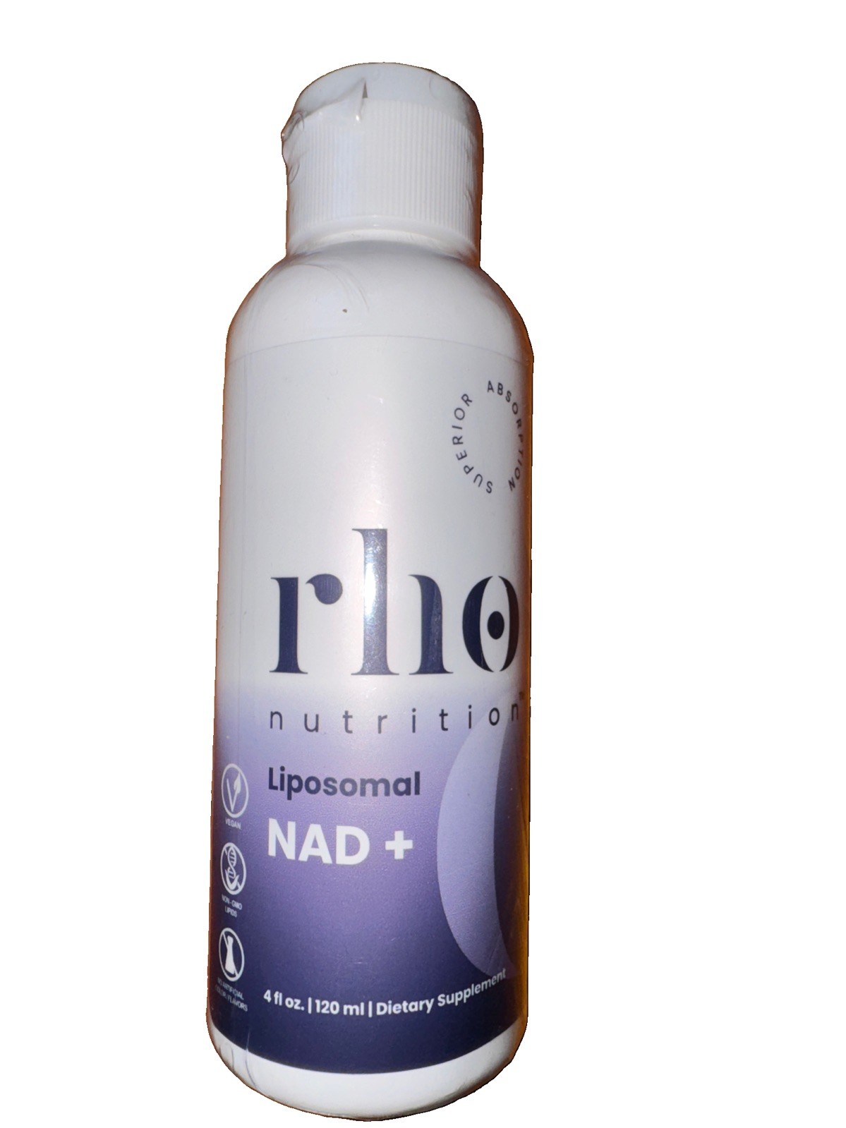 Rho Nutrition Liposomal NAD+ – 4 fl oz | Ultra-High Absorption Liquid Supplement