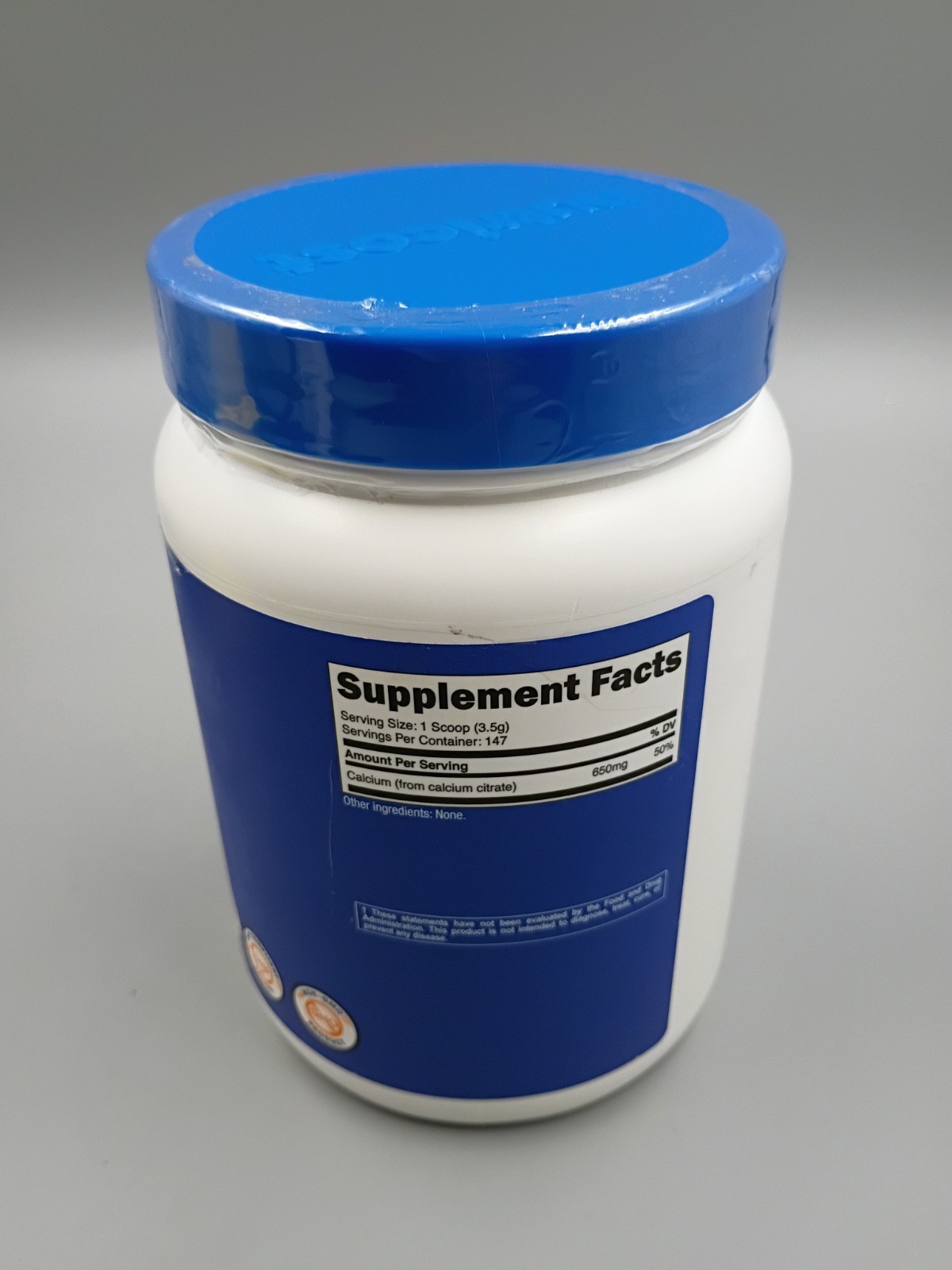 Nutricost Calcium Citrate Unflavored Powder 17.9 oz/500 Grams ~ Expires 01/2029