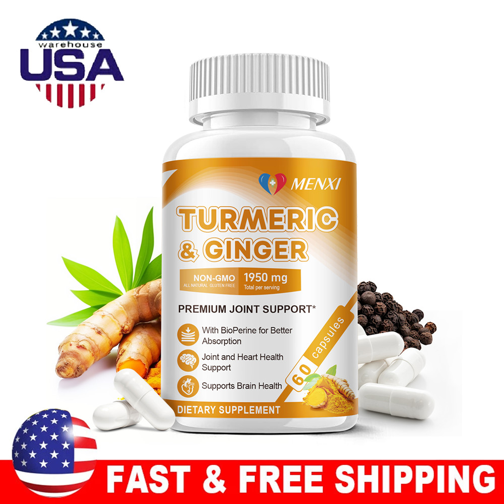 TURMERIC 95% CURCUMIN 1950mg EXTRACT TUMERIC BLACK PEPPER ANTIOXIDANT BEST
