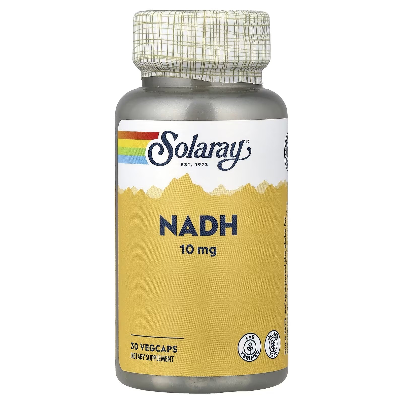 NADH 10 mg by Solaray – Cofactor in Cellular Energy Pathways – 30 capsules