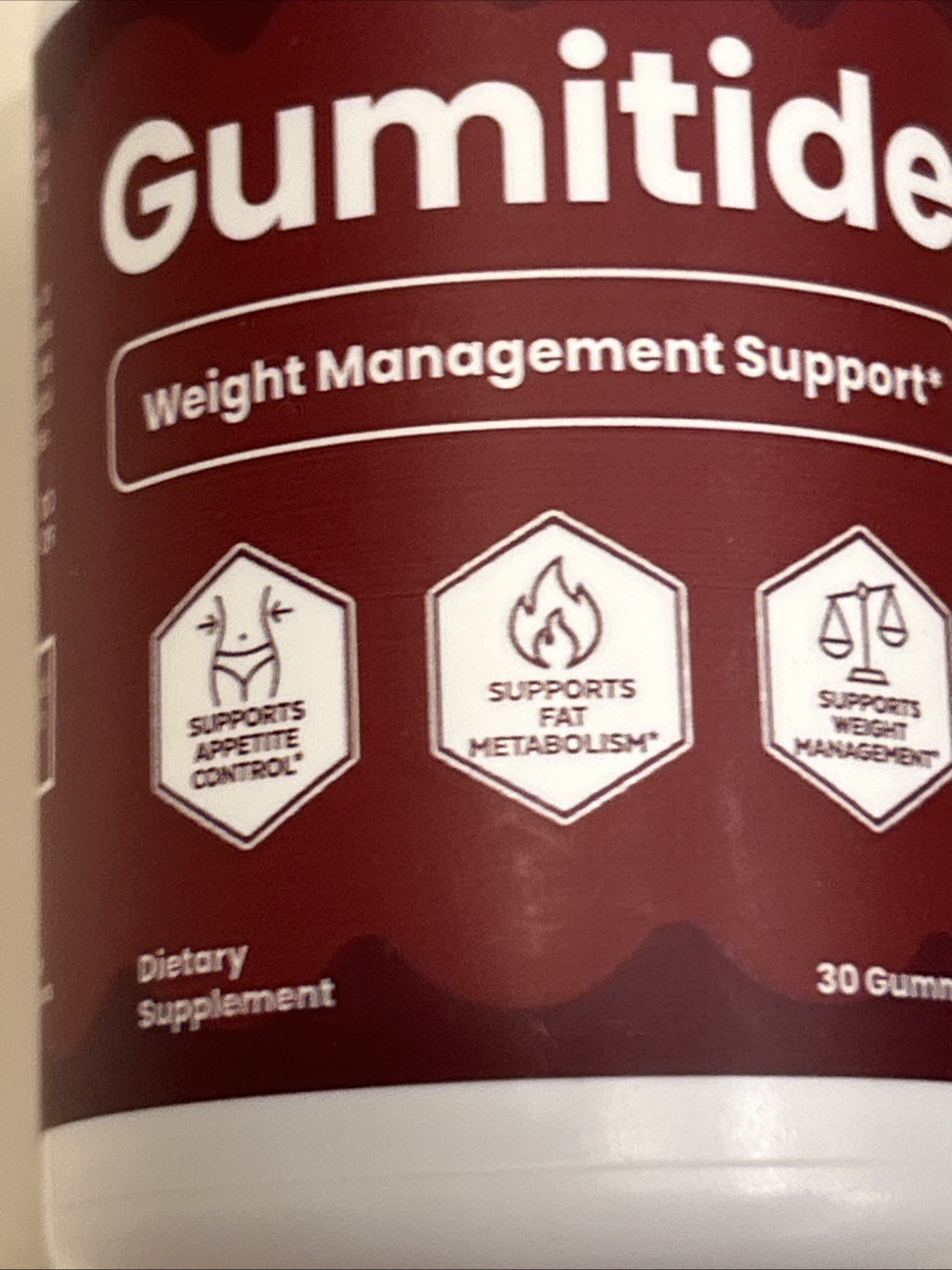Gumitide ACV Gummies MAX STRENGTH 2.5gram Gummie All natural Supplement (2 pack)