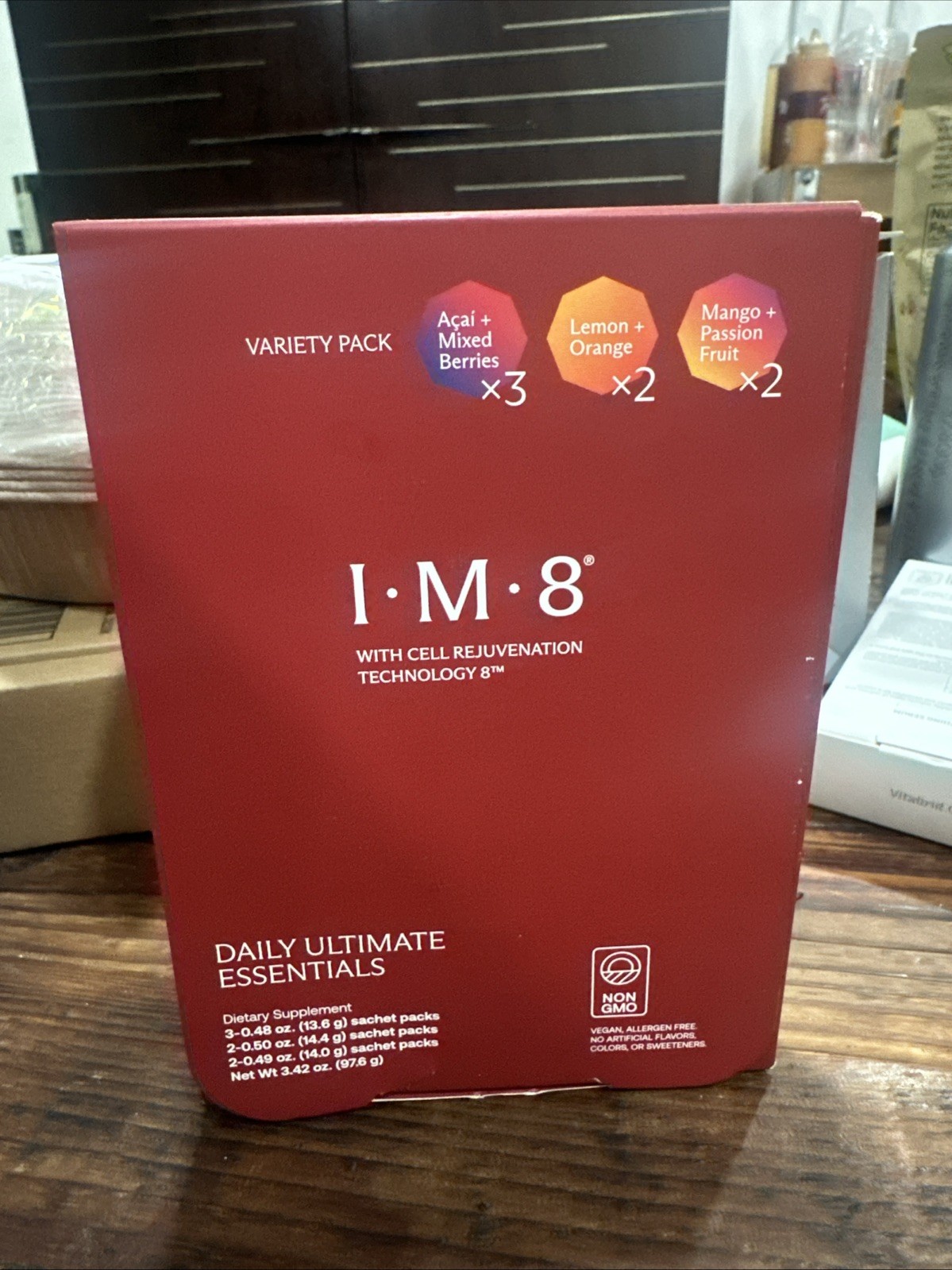 IM8 daily Ultimate Essentials Supplement Variety Pack 7 Sachets NEW