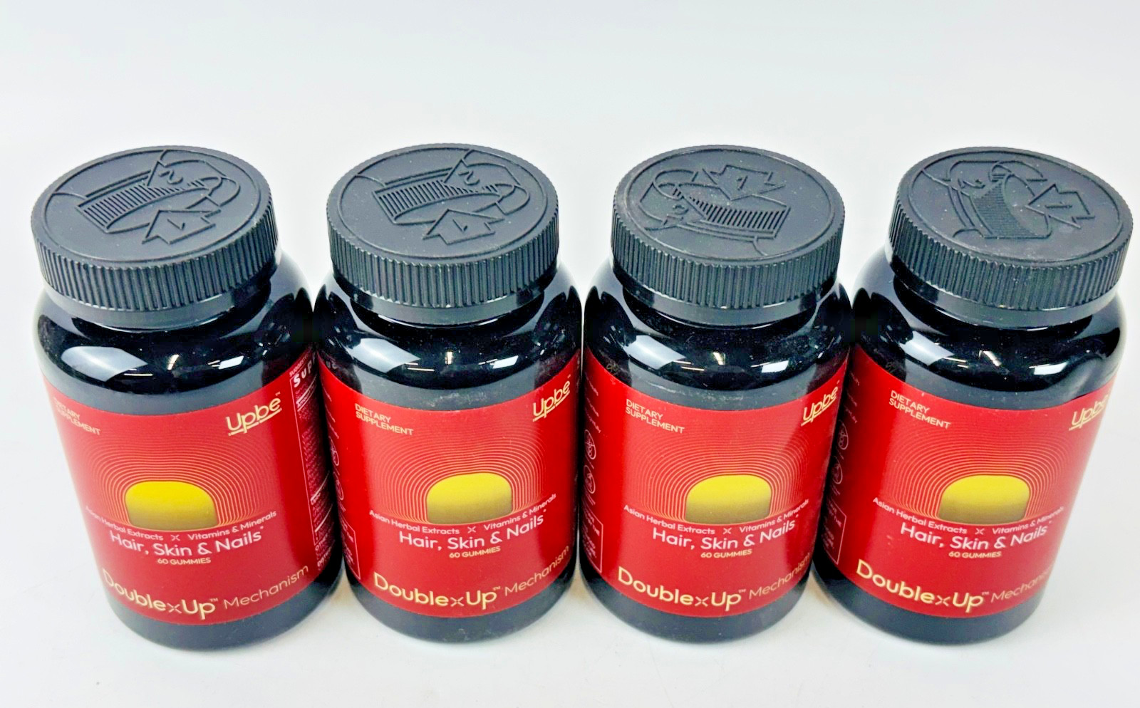 Upbe Hair Skin & Nails Gummies 6000 mcg Biotin 4 Pack EXP 5/2027