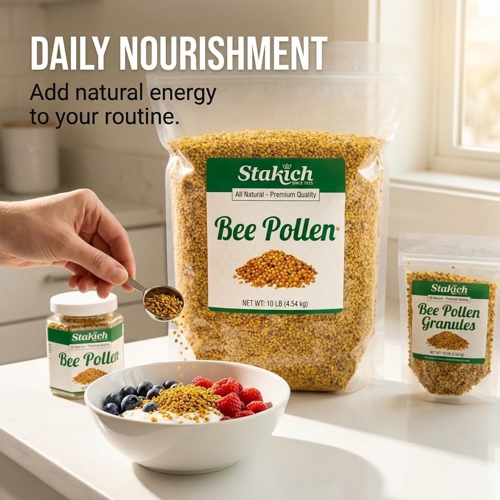 Bee Pollen 10 lb – Unprocessed & Additive-Free