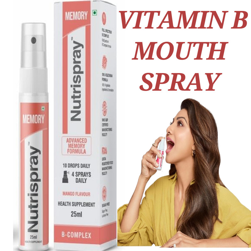 Healthy Vitamin B Mouthspray For Healthy Skin,Hair, Boost Immunity Weakness -25m