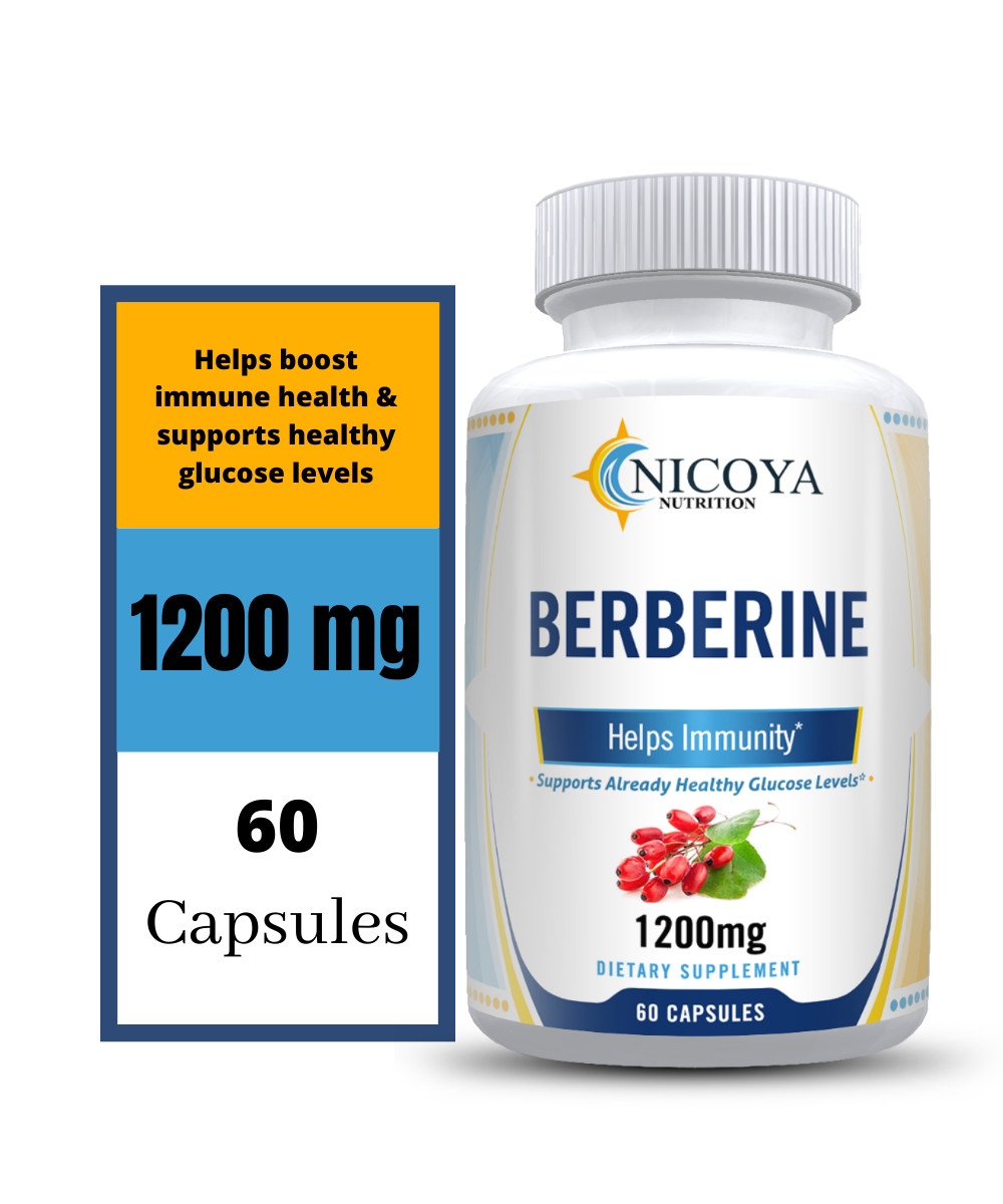 Premium Berberine HCL, Healthy Cholesterol, Anti-inflammatory 120CT [2 Pack]