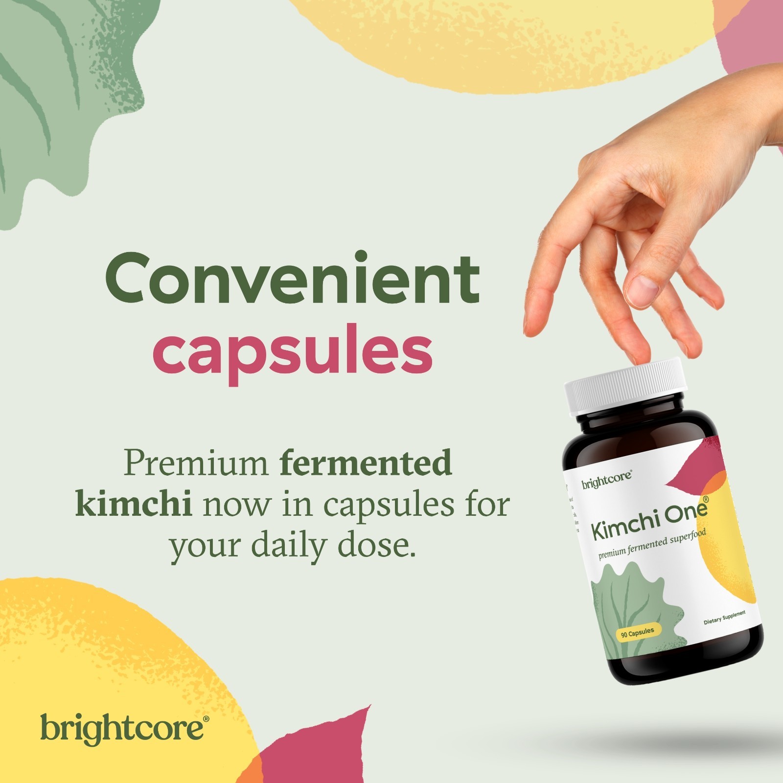 Kimchi One® (Official Listing) – Kimchi Powder Capsules -Brightcore Nutrition®