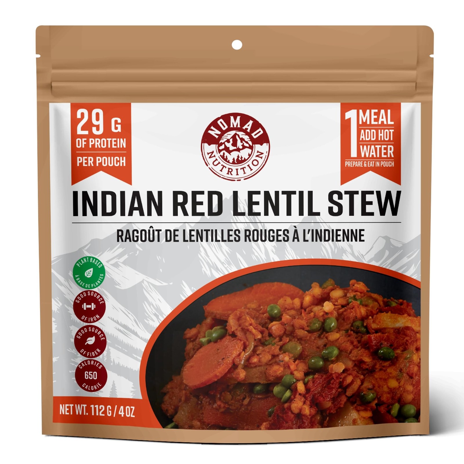 – Indian Red Lentil Stew | High Energy, All Natural Ingredients | Plant-Ba