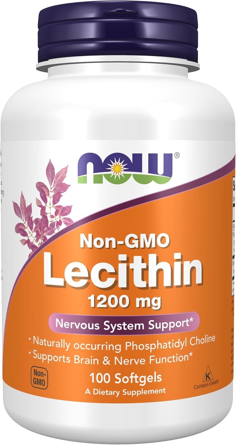 NOW FOODS Lecithin 1200 mg 100 Softgels