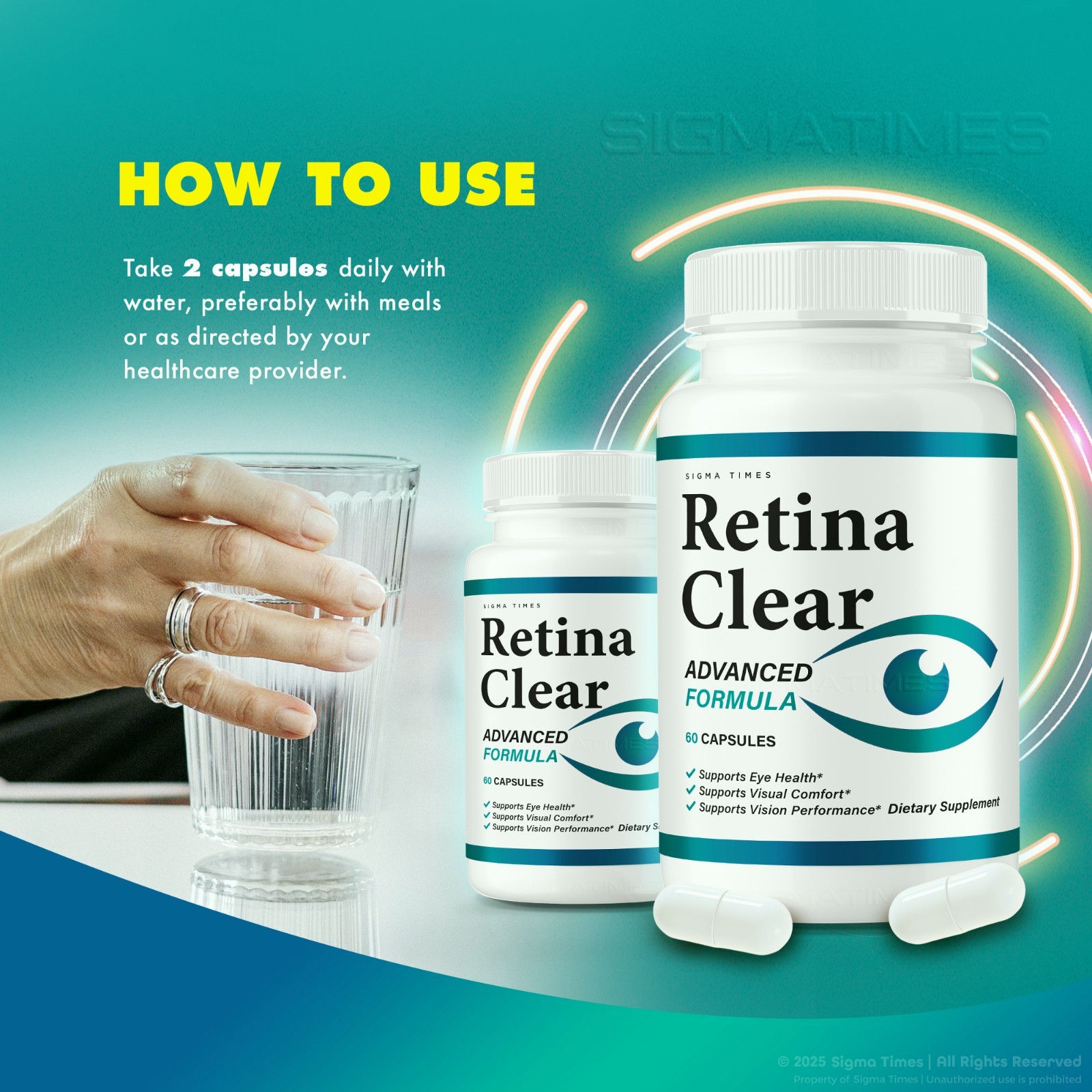 (3 Pack) Retina Clear – Retina Clear Capsules for Eyes