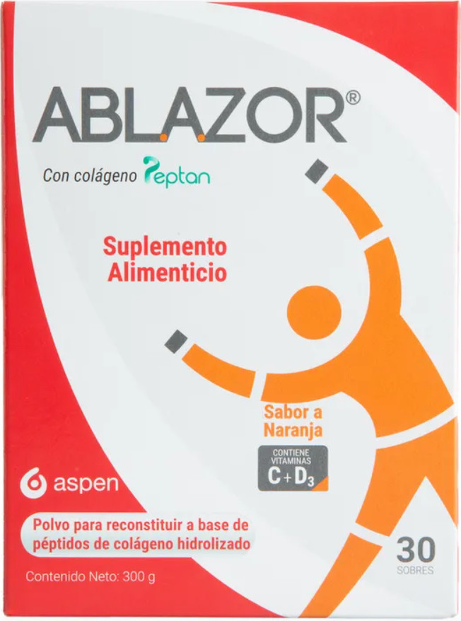 Ablazor Collagen Peptan, 30 Sachets | Hydrolyzed Collagen Powder, Gluten Free
