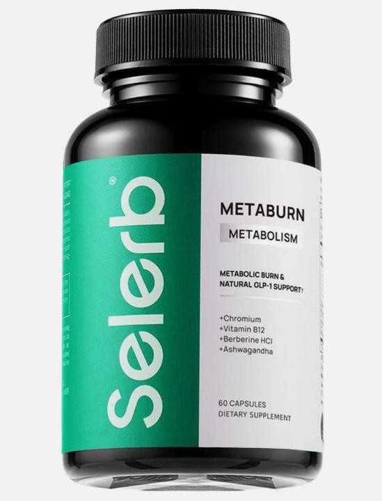 Supports Selerb Superior Metabolism Fat Burner & Promotes Fat Burning MetaBurn+