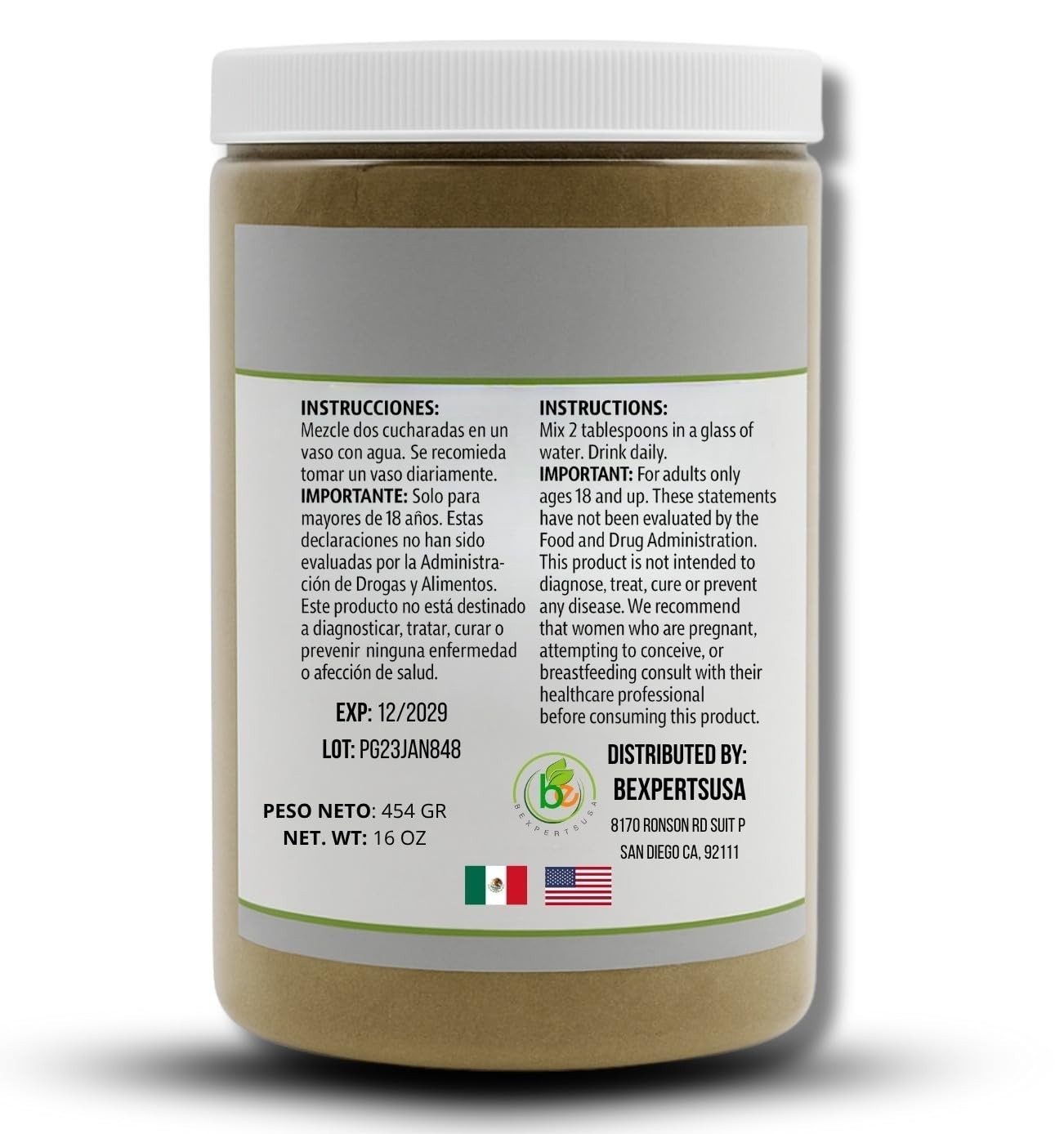 Leche de Alpiste, Curcuma, Guanabana & Moringa (Premium Canary Seed Milk – with