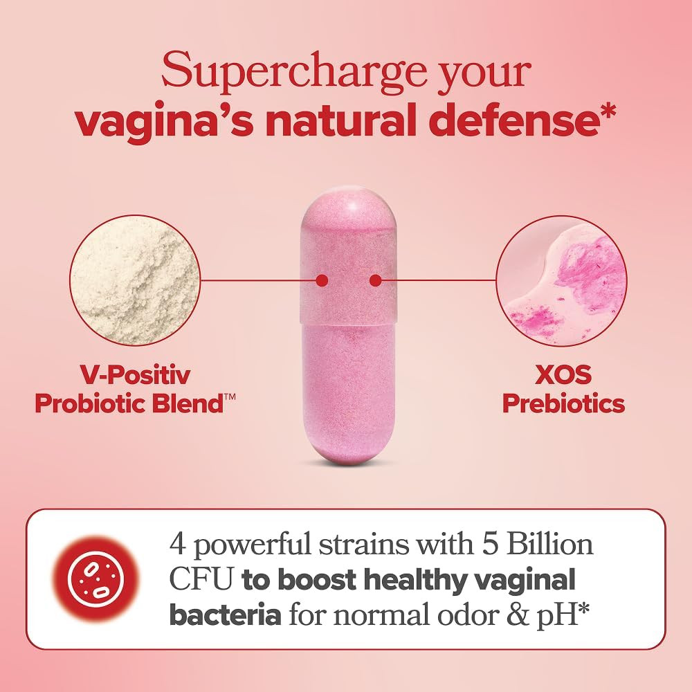 URO Vaginal Health Probiotic for Women – Cranberry D‑Mannose 30 Day Supply