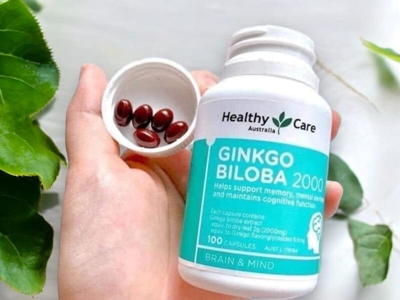 Healthy Care Ginkgo Biloba 2000mg 100Capsules From Australia Memory Brain & Mind