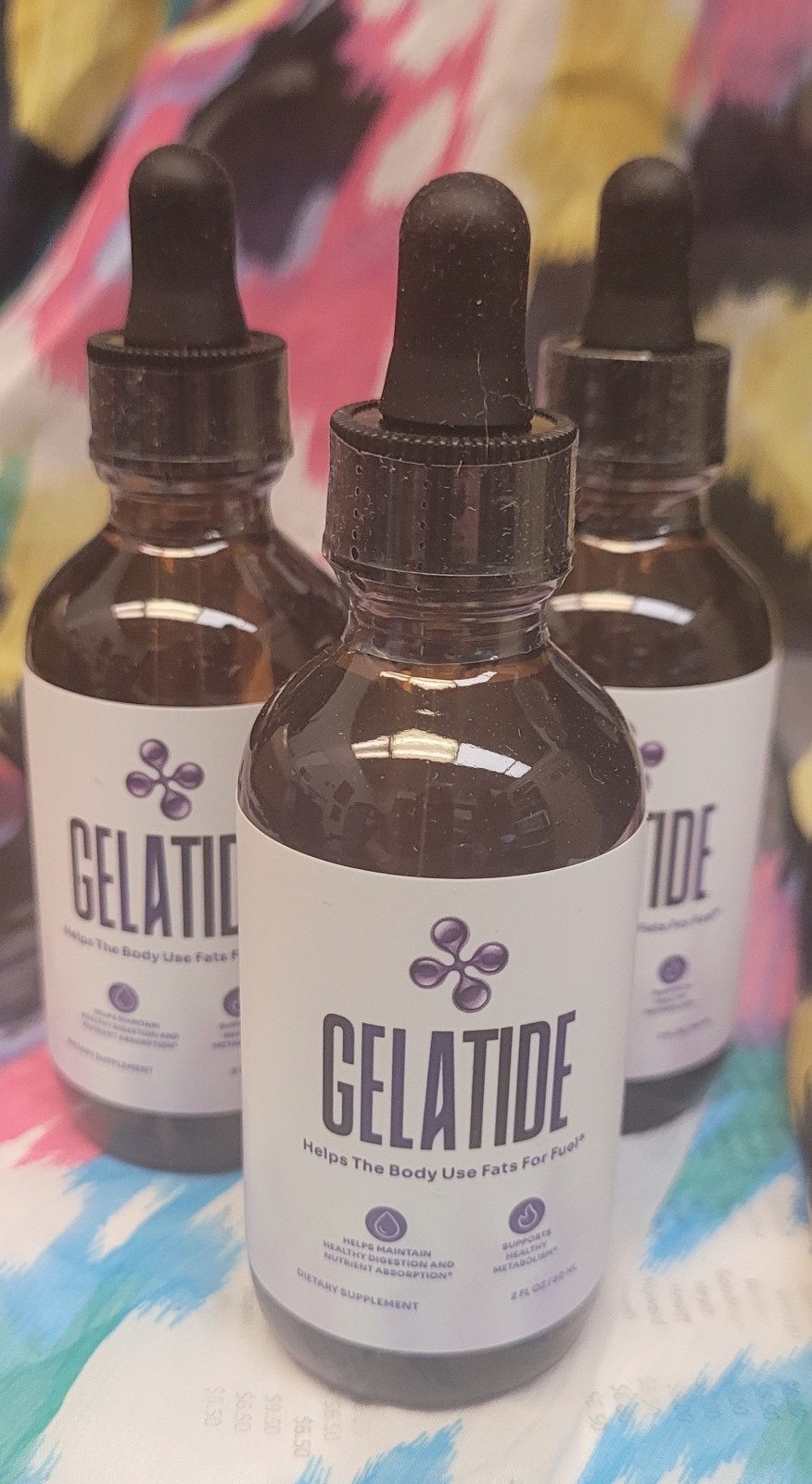 (1 Pack) Gelatide Drops Advanced Health & Fitness Vitamin Gela Tide 30 Servings