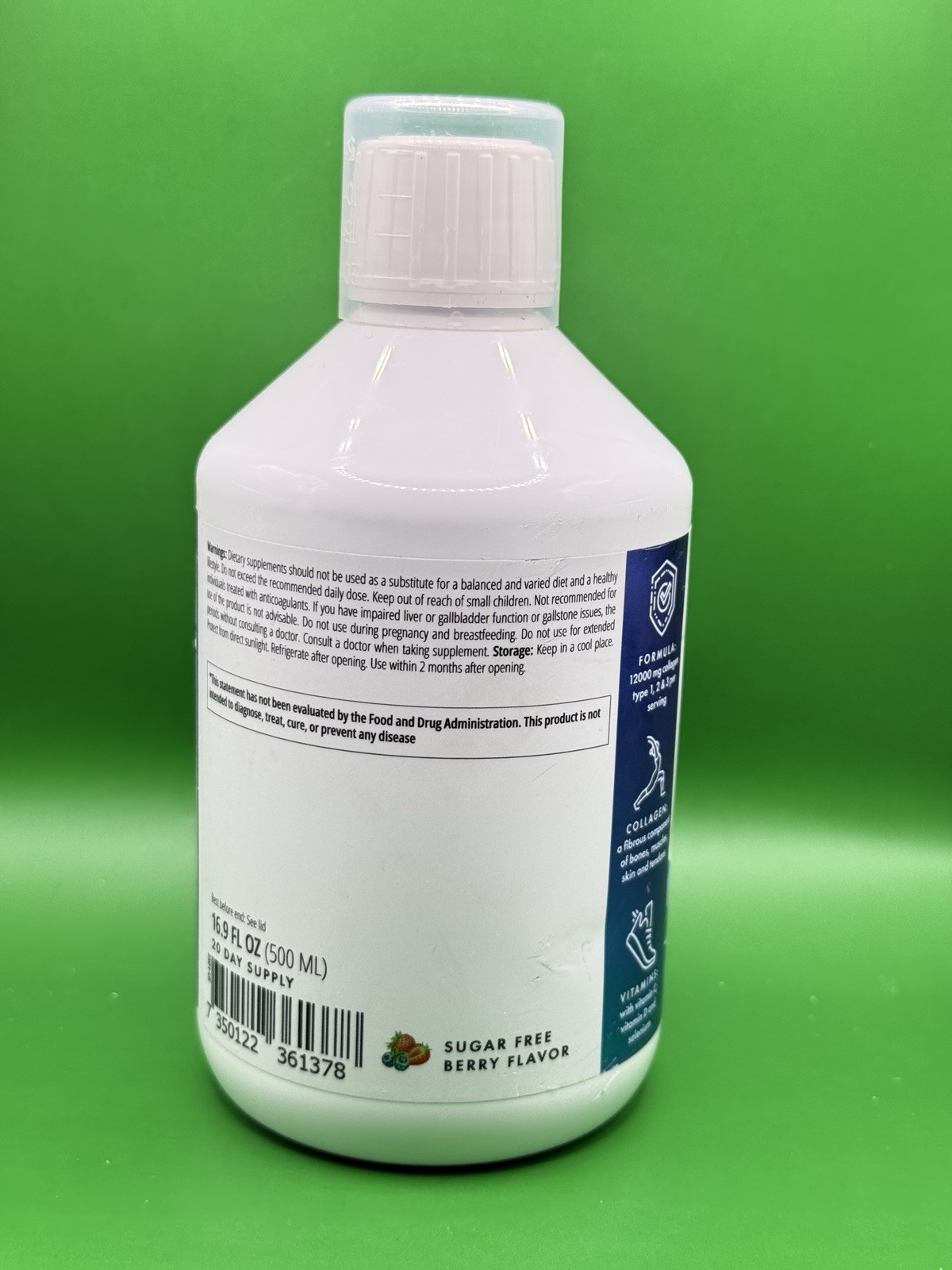 Swedish Nutra Joint Support MAX Collagen Liquid Joint 500ml Exp 7/26