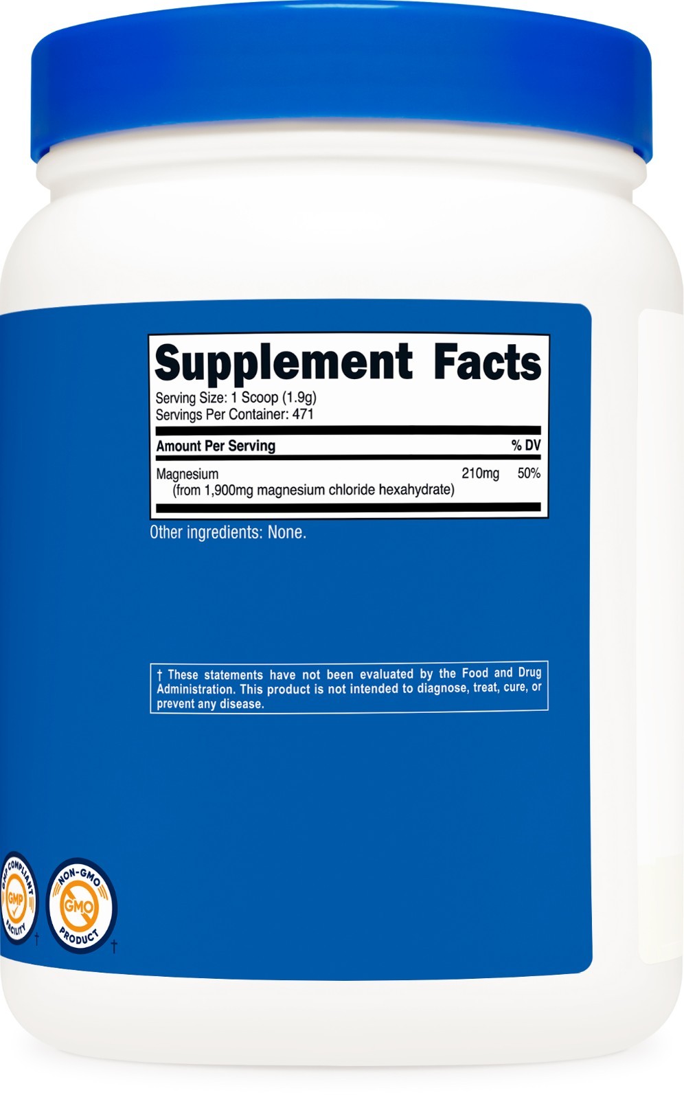 Nutricost Magnesium Chloride (2LBS) (Unflavored) – Gluten-Free, Vegetarian