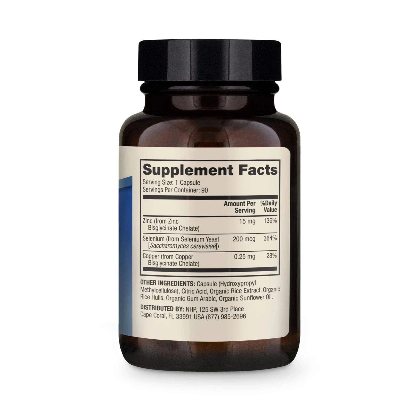 Dr. Mercola Zinc plus Selenium 90 Caps Each (Pack of 2)