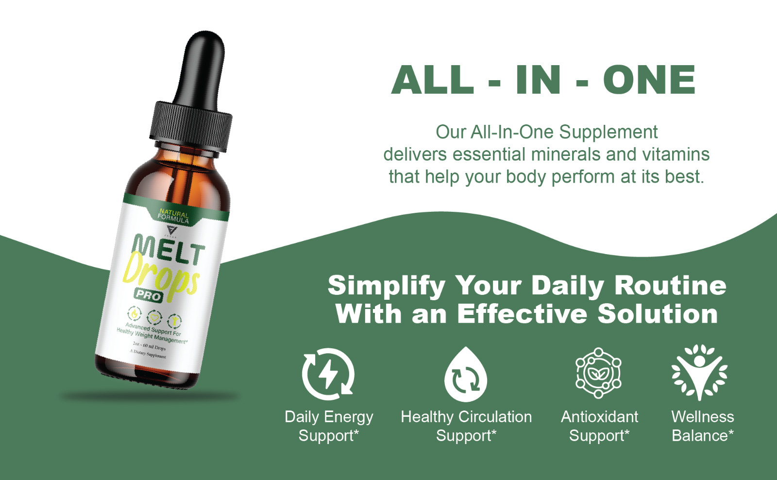 Melt Drops Pro Supplement, Melt Drops Pro Weight Management (2oz)