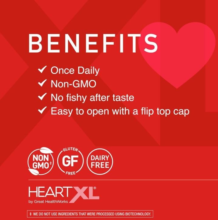 HeartXL High Potency Omega-7 Blend Cardiovascular Health Support – Promotes H…