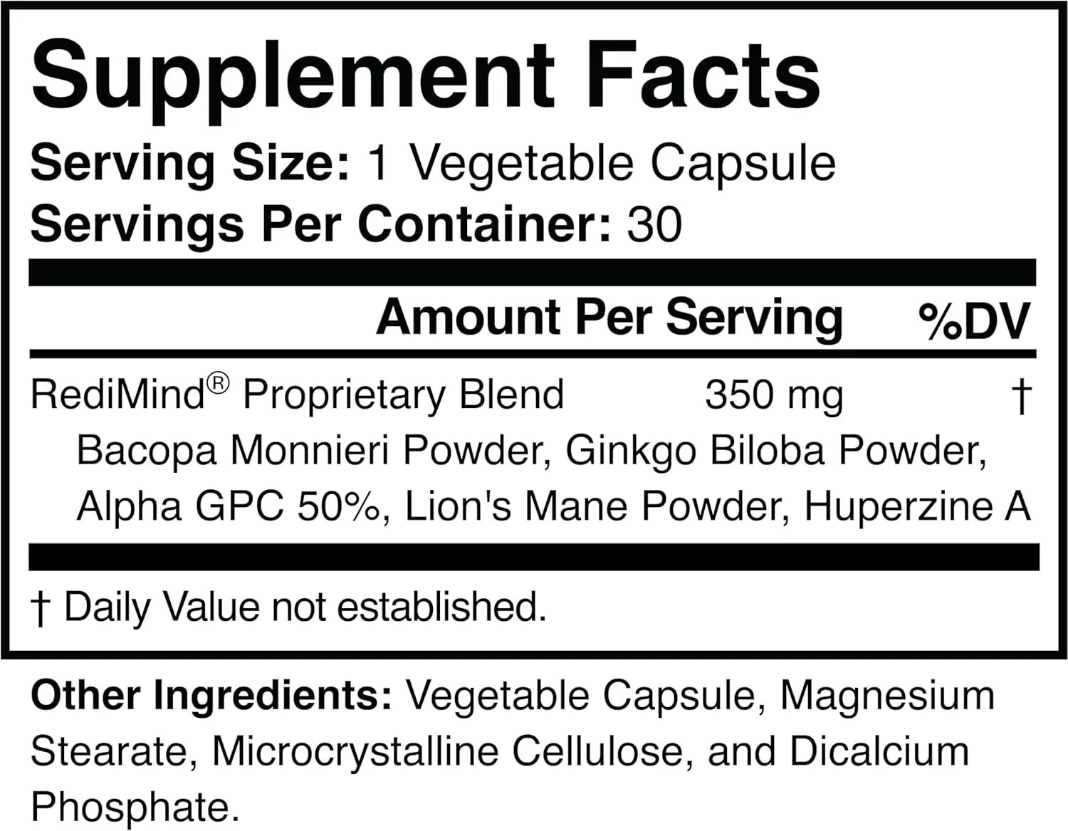 – Natural Cognitive Enhancement Supplement – Non-Gmo, Vegan, Gluten-Free