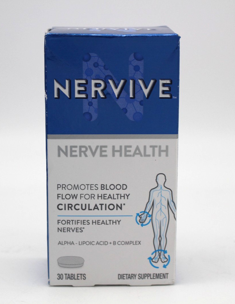 Nervive Nerve Health Blood Circulation Health 30 Tablets – EXP 11/2026