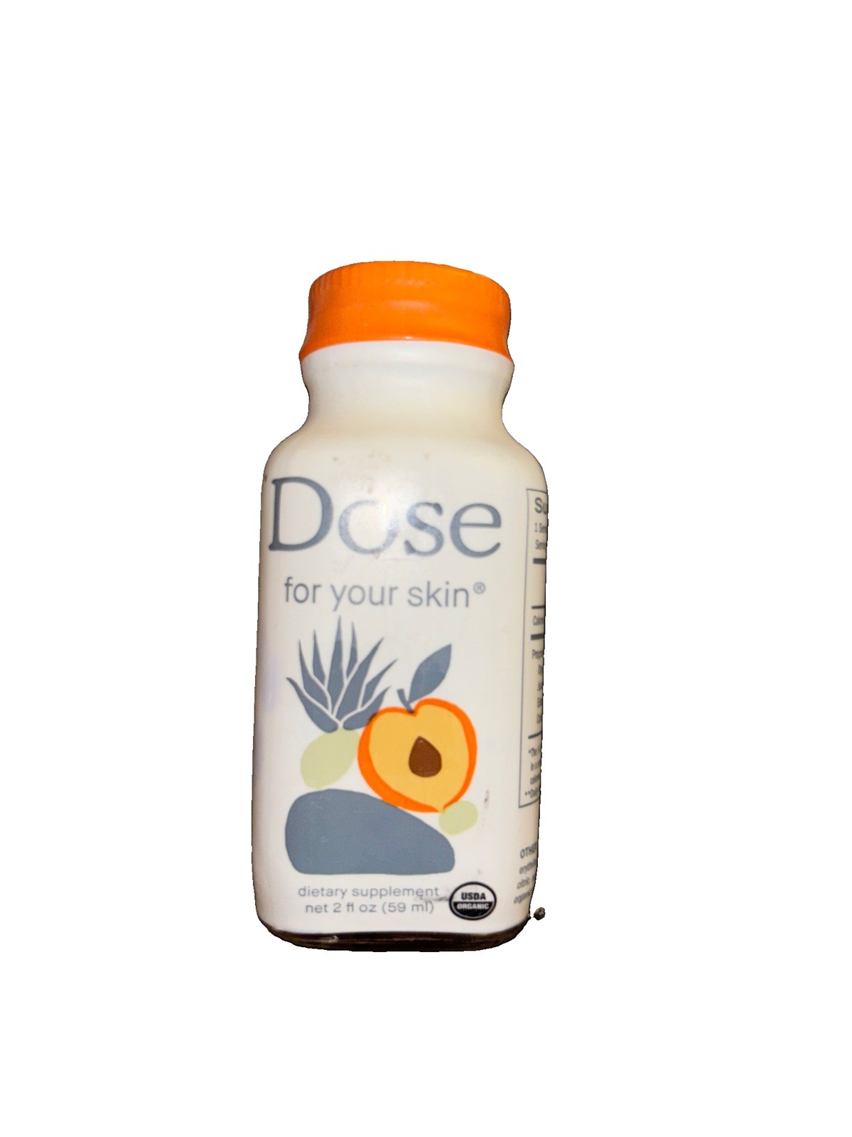 Dose For Your Skin 2oz Shot Exp 6/2027 (Single Bottle) USDA VEGAN KOSHER