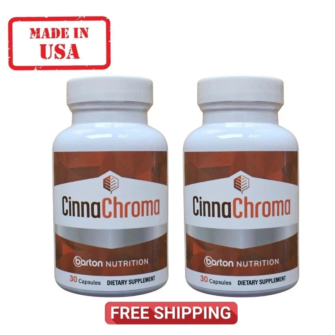 2 Pack CinnaChroma Blood Sugar Support w/ Cinnamon Extract & Chromium