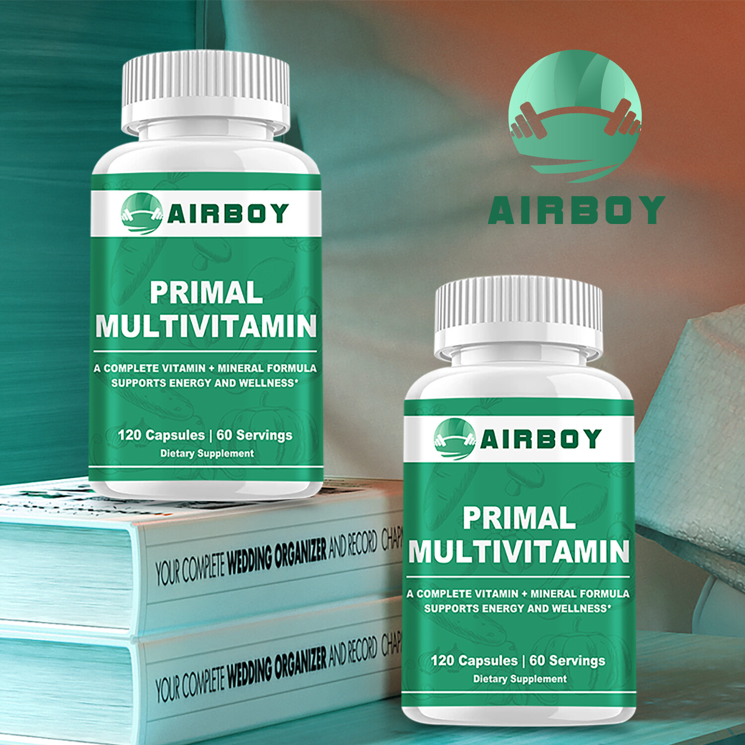120pcs Primal Multivitamin-Multiminerals-Highest Potency,Support Energy & Health