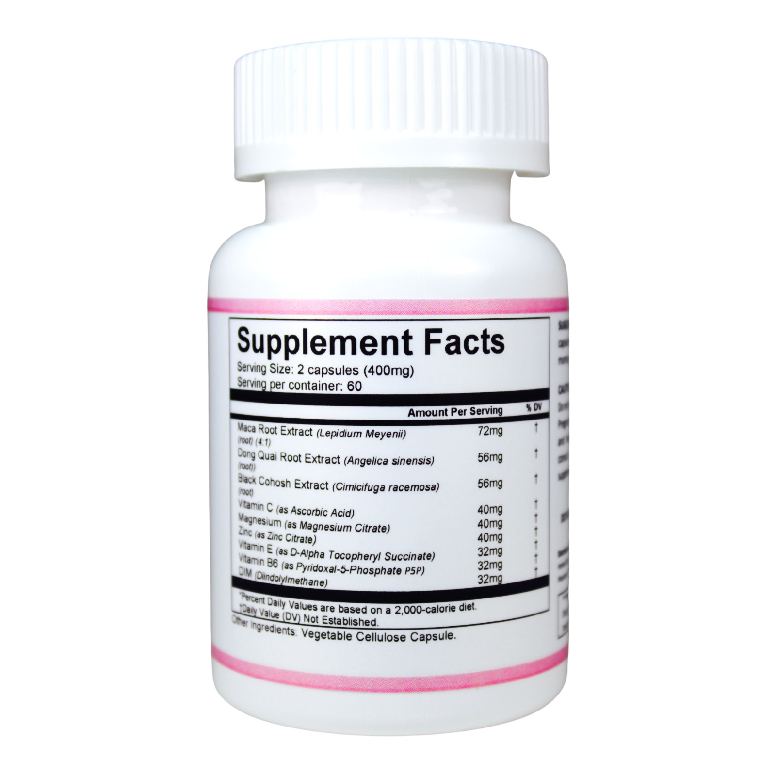 NATURAL PROGESTERONE PRODUCTION SUPPLEMENT, 120 Capsules MACA root, Black COHOSH