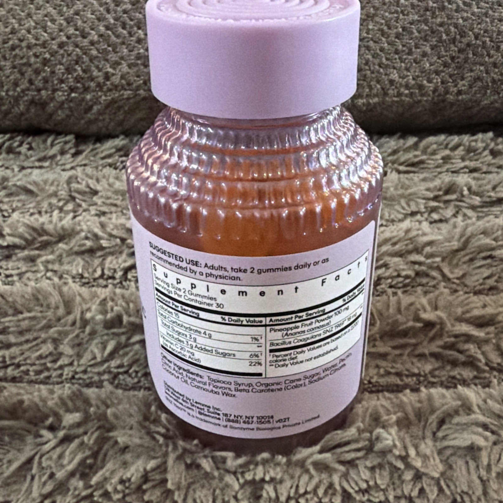 Lemme Purr Vaginal Probiotic Gummies for Women – Balanced Ph, Healthy Odor 02/27