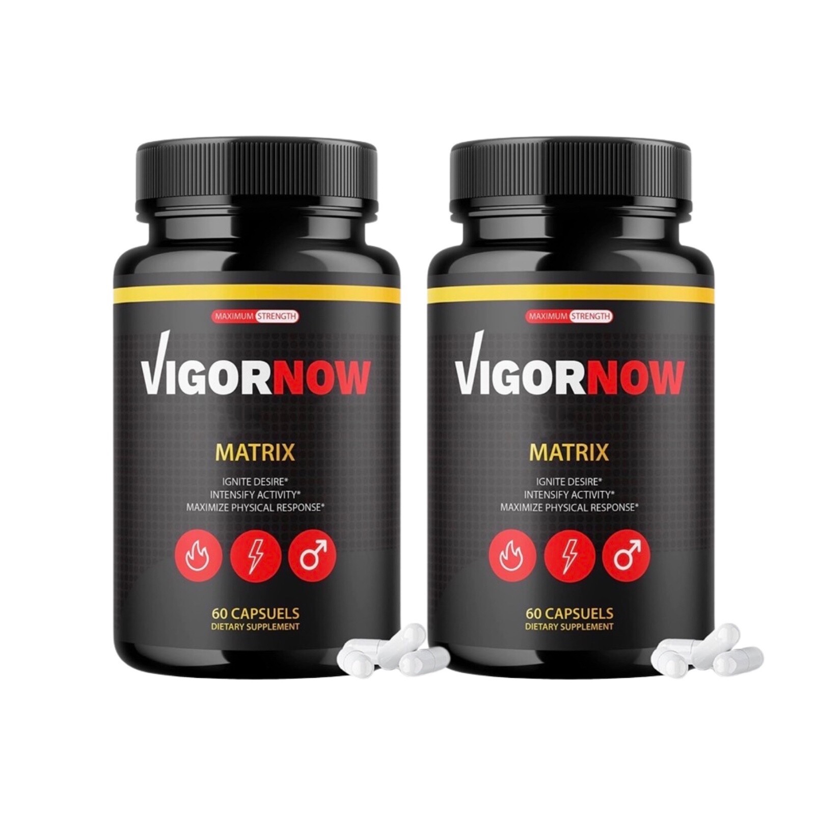 2-Pack Vigornow for Male, Vigor Now Advanced Formula for Men – 120 Capsules
