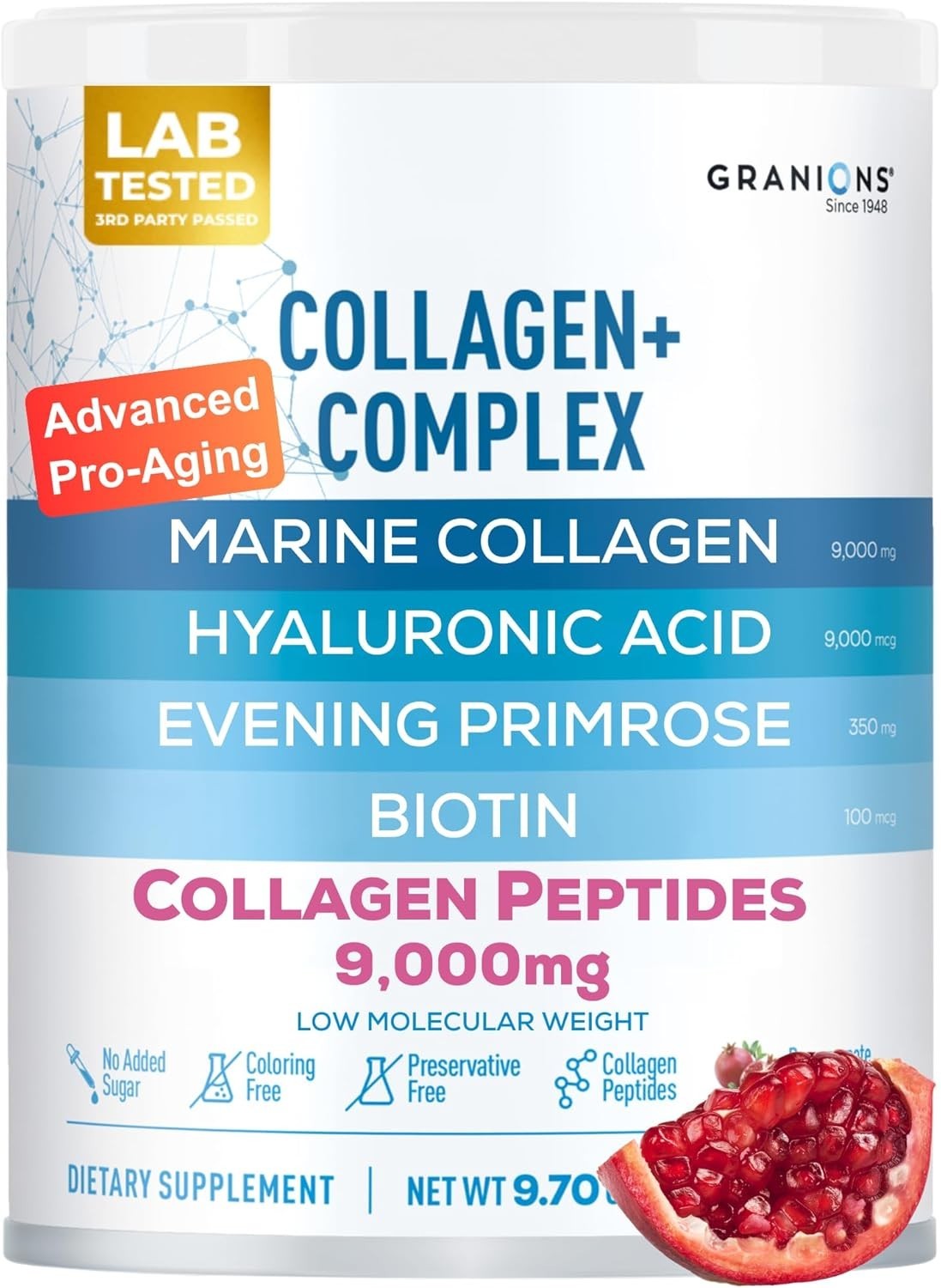 Marine Collagen Powder Supplement – Type I Hydrolyzed Marine Collagen Peptide…