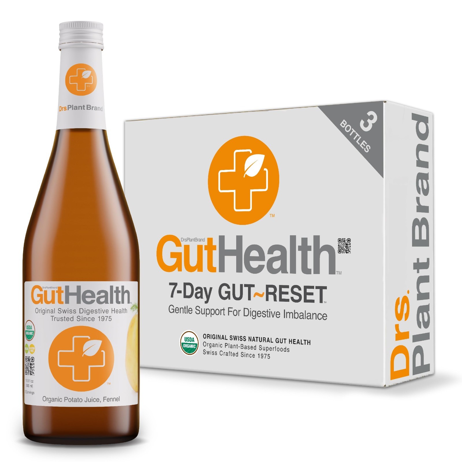 Organic Potato Juice with Fennel – Digestive Wellness, 7-Day Gut Reset, 3 Pack