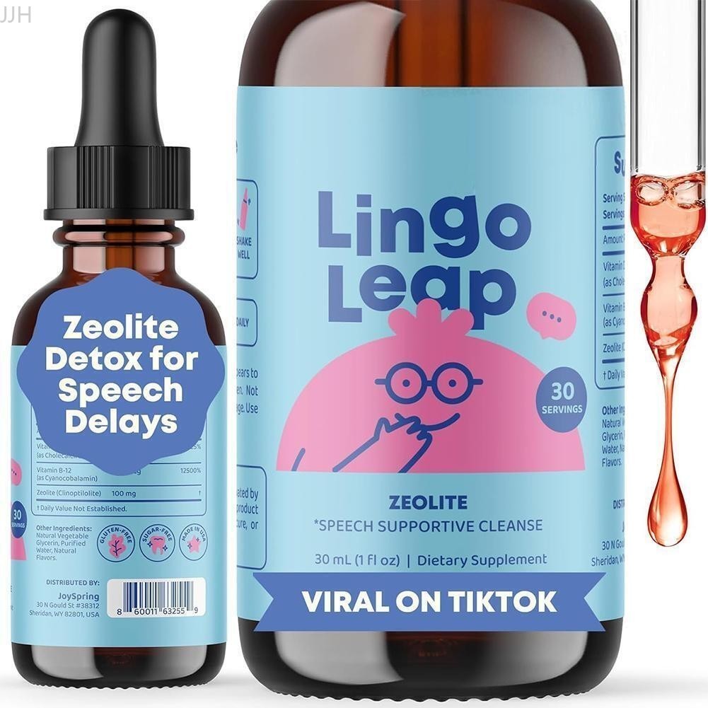 Lingo Leap Children’s Zeolite Detox Drops 30ml Designed For Speech Delay Therapy