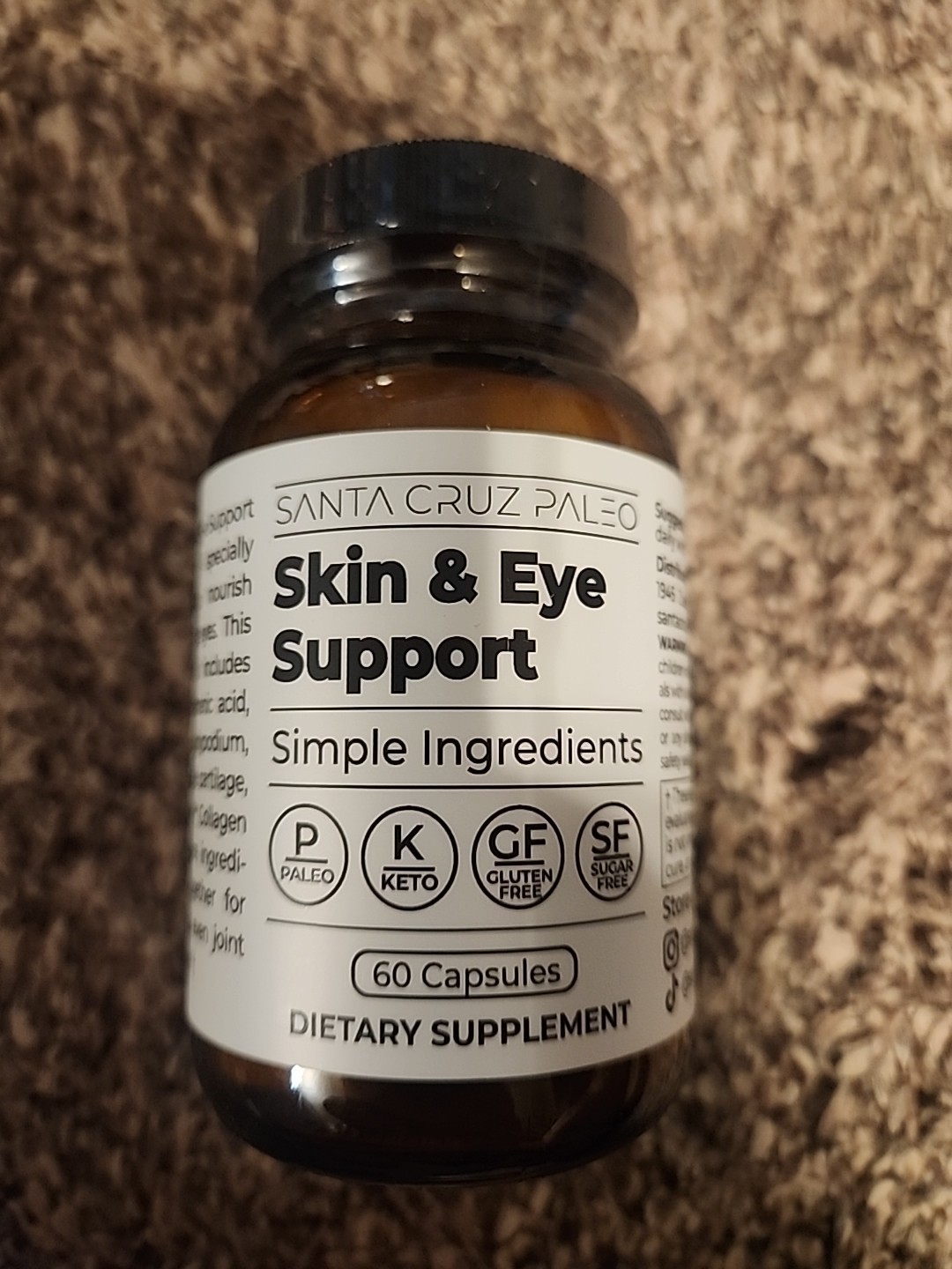 Santa Cruz Paleo Skin & Eye Support – Exp 05/2027 Sealed/NEW