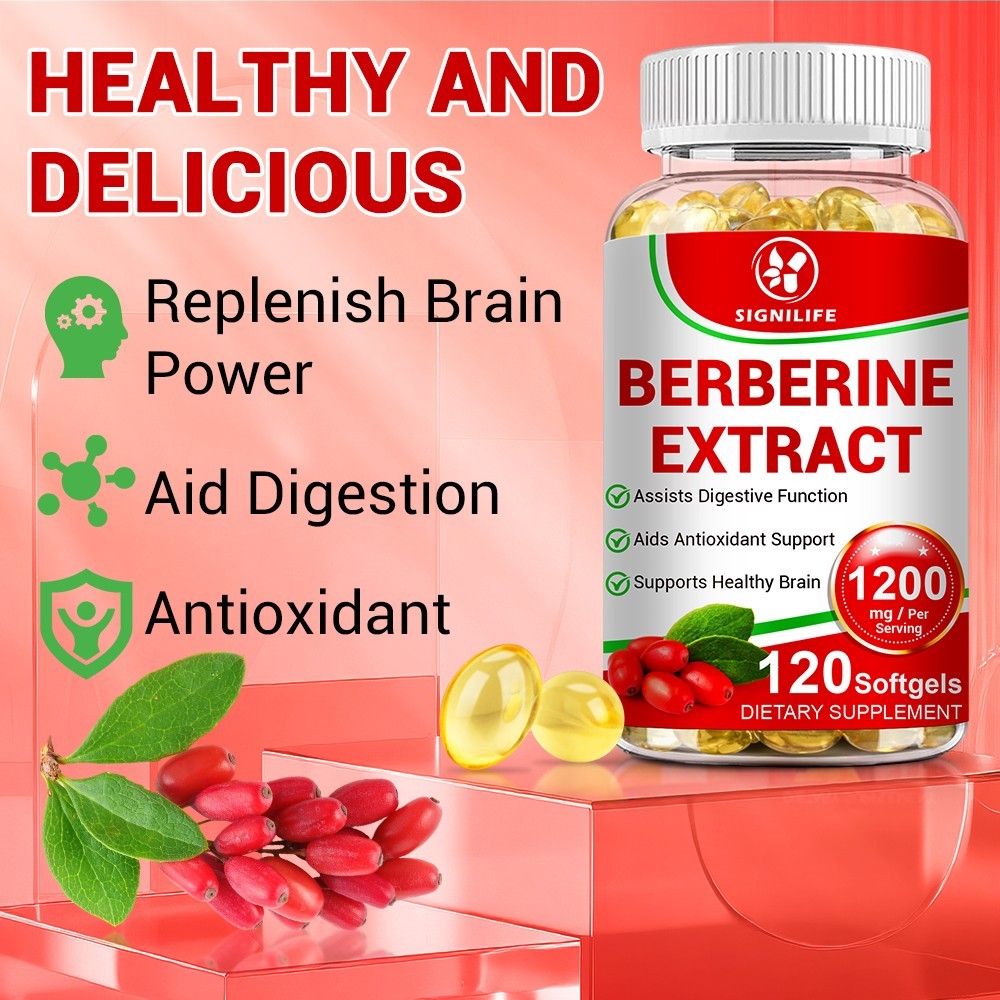 Premium Berberine HCL 1200mg High Potency Anti-inflammatory,Blood Sugar Support
