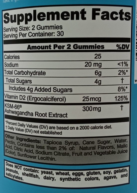 Goli Nutrition Ashwagandha Mixed Berry Gummies 60 Count, EXP: 12/27