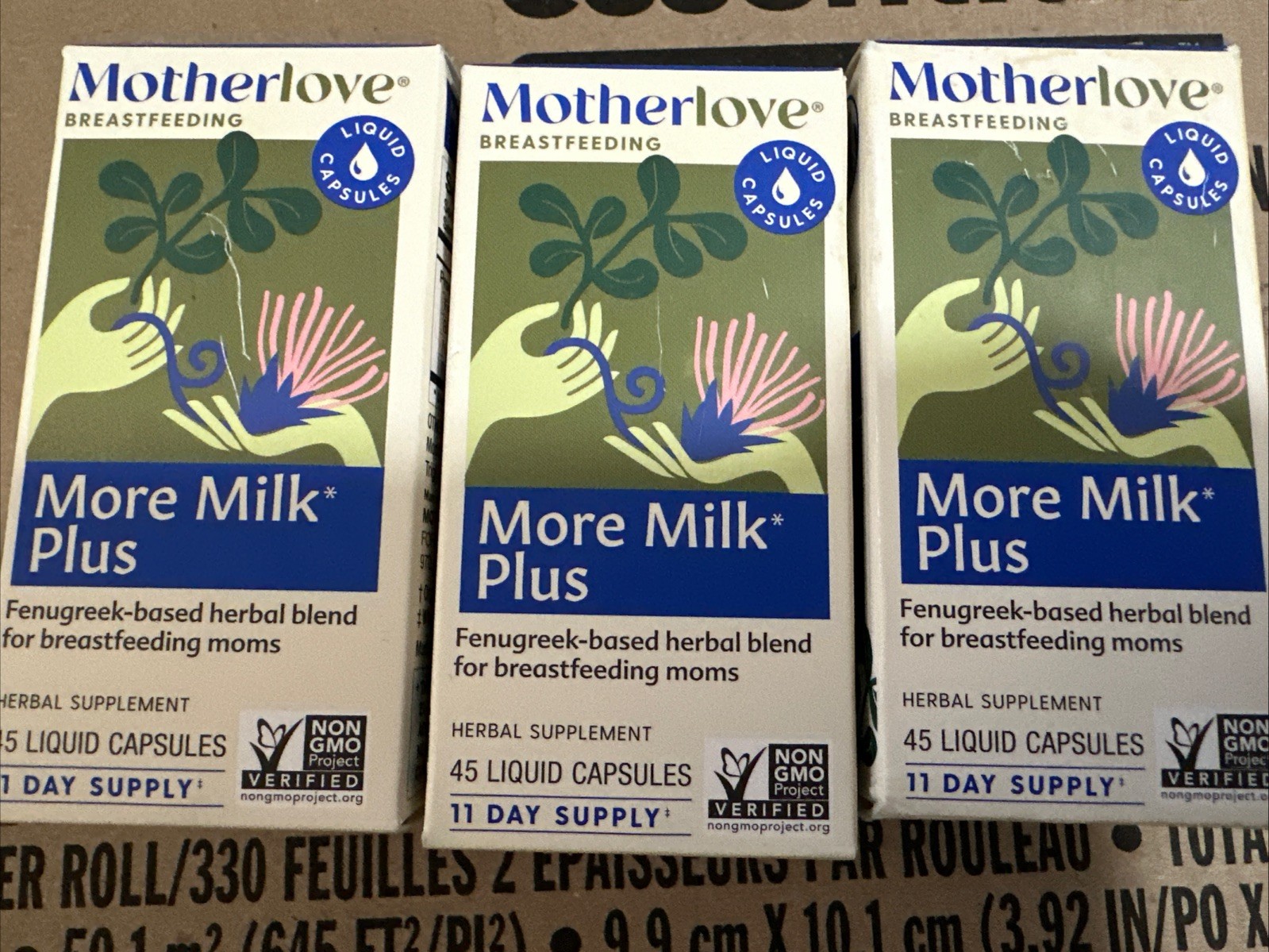 Motherlove More Milk Plus Supports Lactation Lot-3 Capsules Exp 7/2028