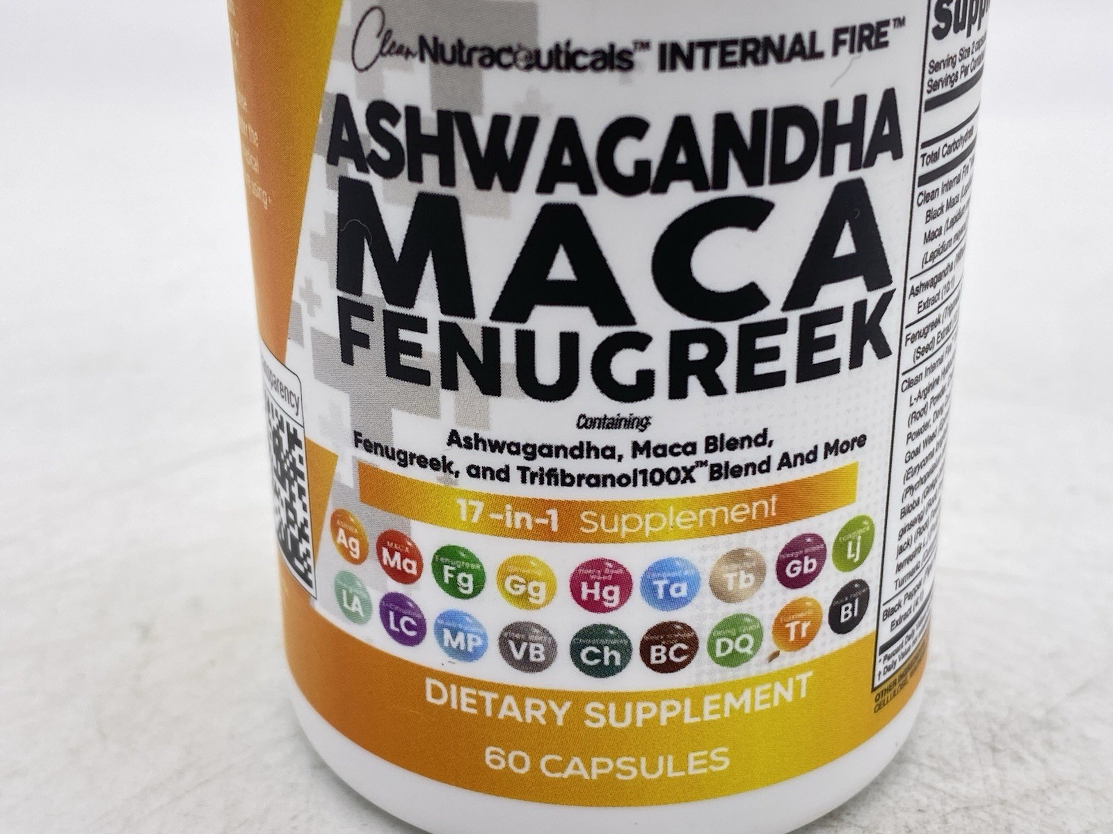 Clean Nutraceuticals – Ashwagandha Maca Root Fenugreek Supplement