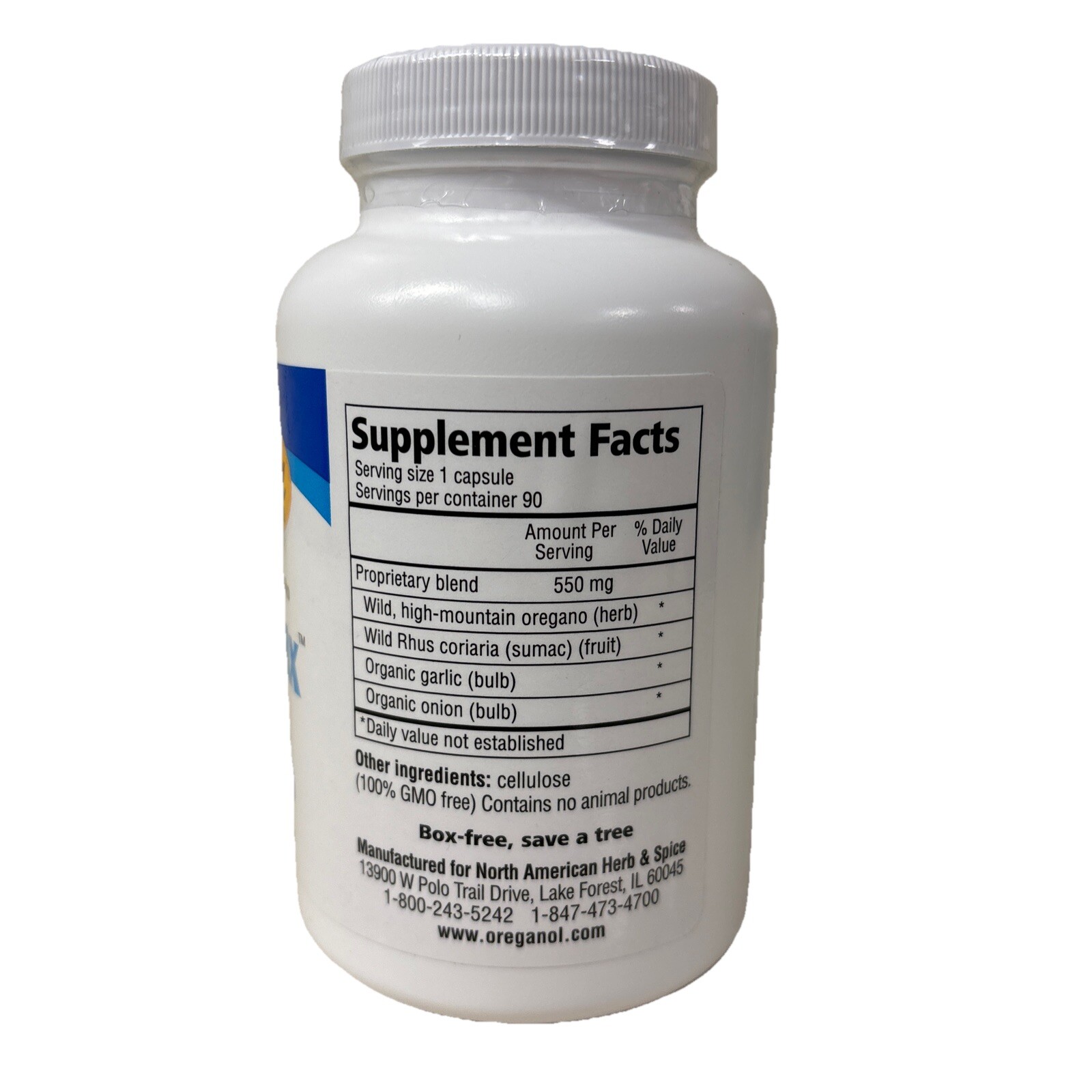Oregamax North American Herb and Spice 90 Vegi Caps Non-GMO BB 11/2027