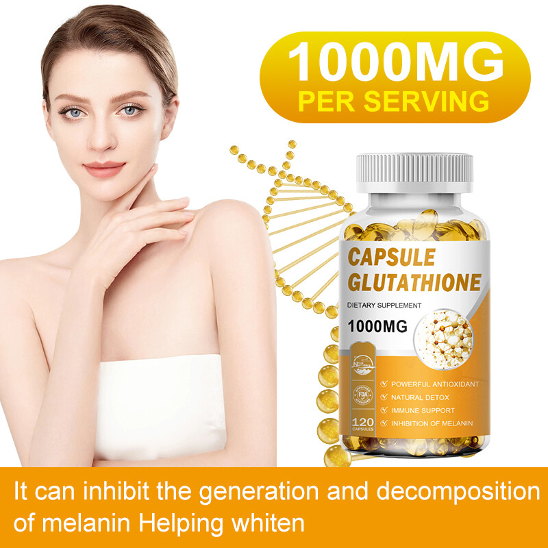 L-Glutathione 1000mg Capsules – Antioxidant, Liver, Immune & Cell Health Support