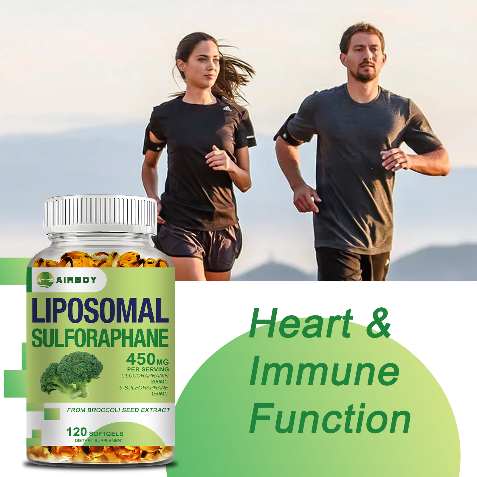 Liposomal Sulforaphane Softgels – Antioxidant, Liver Healt, High Absorption