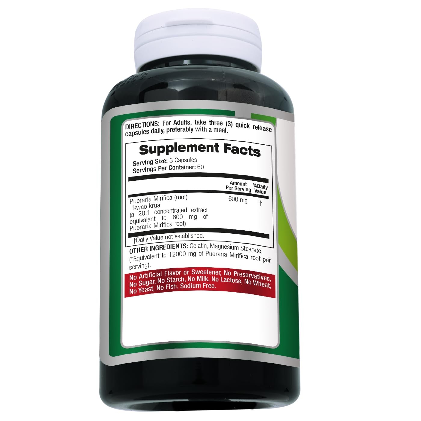 Lab | pueraria mirifica |180 Capsules | pueraria mirifica Capsules