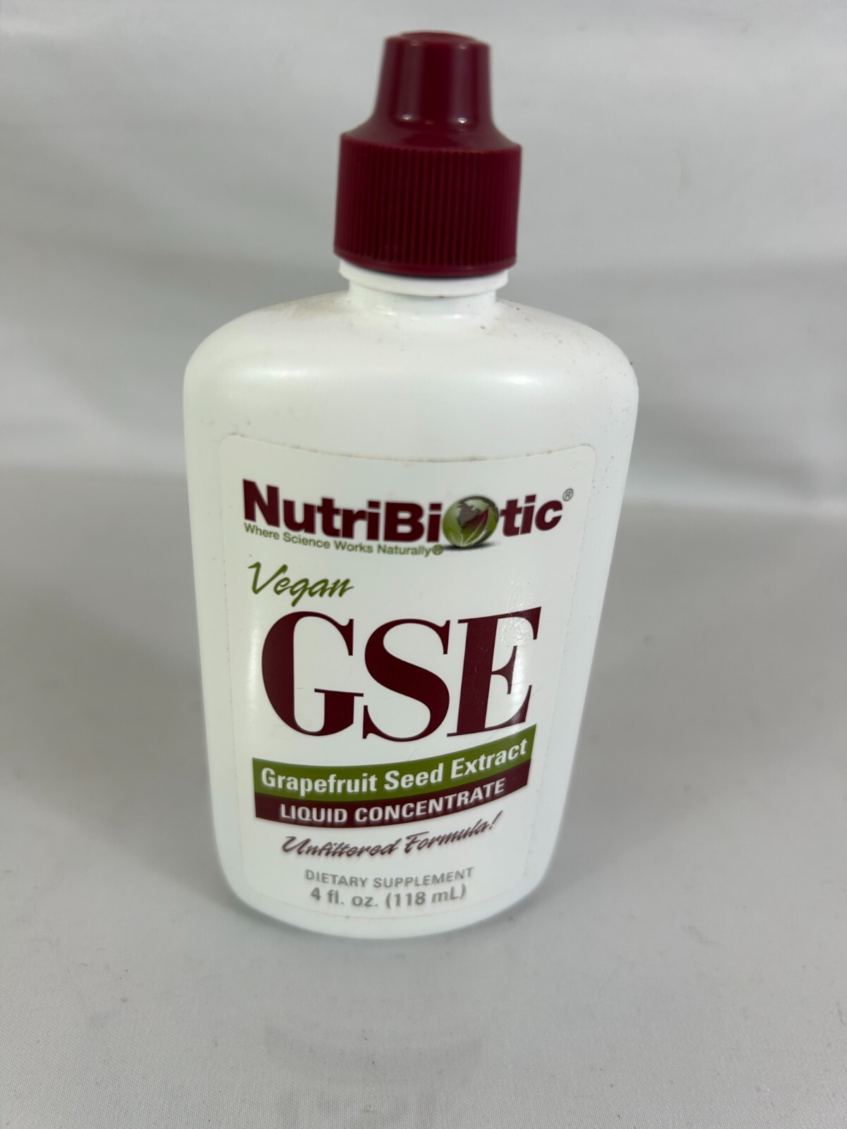 Supplement by Nutribiotic Grapefruit Seed Extract GSE Liquid Concentrate 4 Fl oz