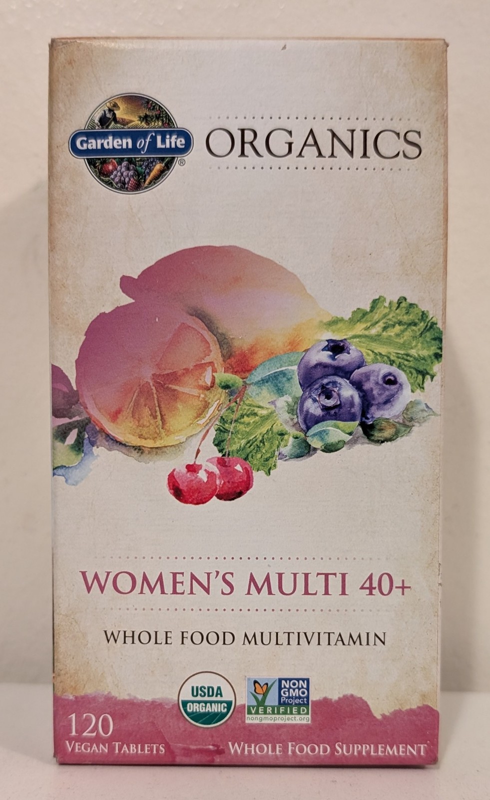 Garden of Life Mykind Organics Women’s Multi 40+ – 120 Tablets – EXP 03/28 – NEW