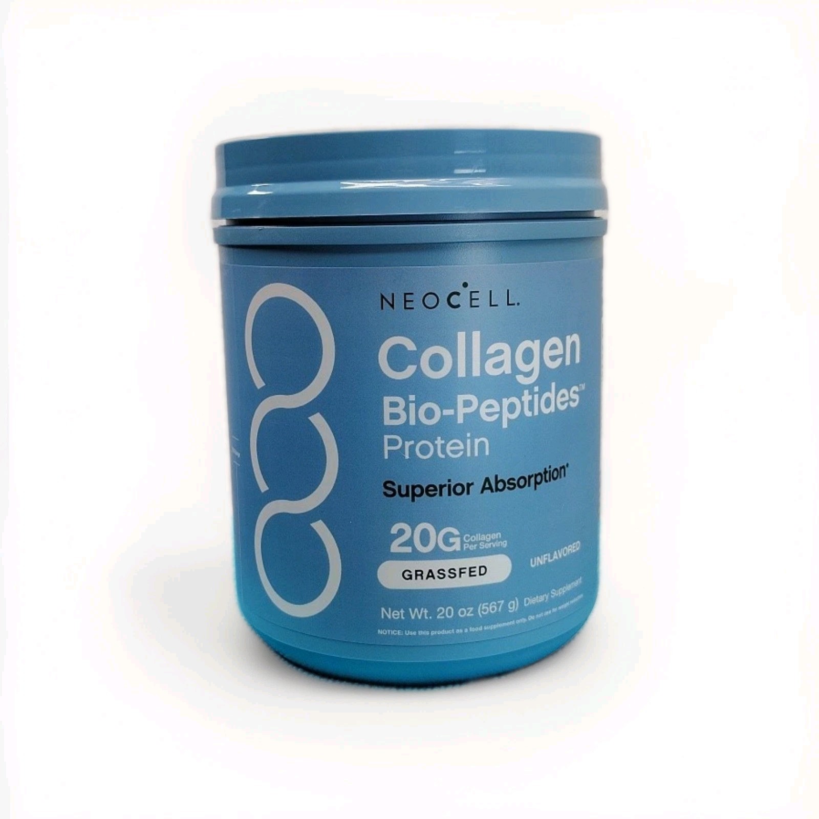 NeoCell 20oz Collagen Bio-Peptides Powder Grassfed 18 Amino Acids