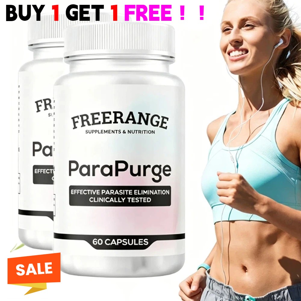 2 pack FreeRange ParaPurge Advanced Parasite Cleanser 60 Capsules
