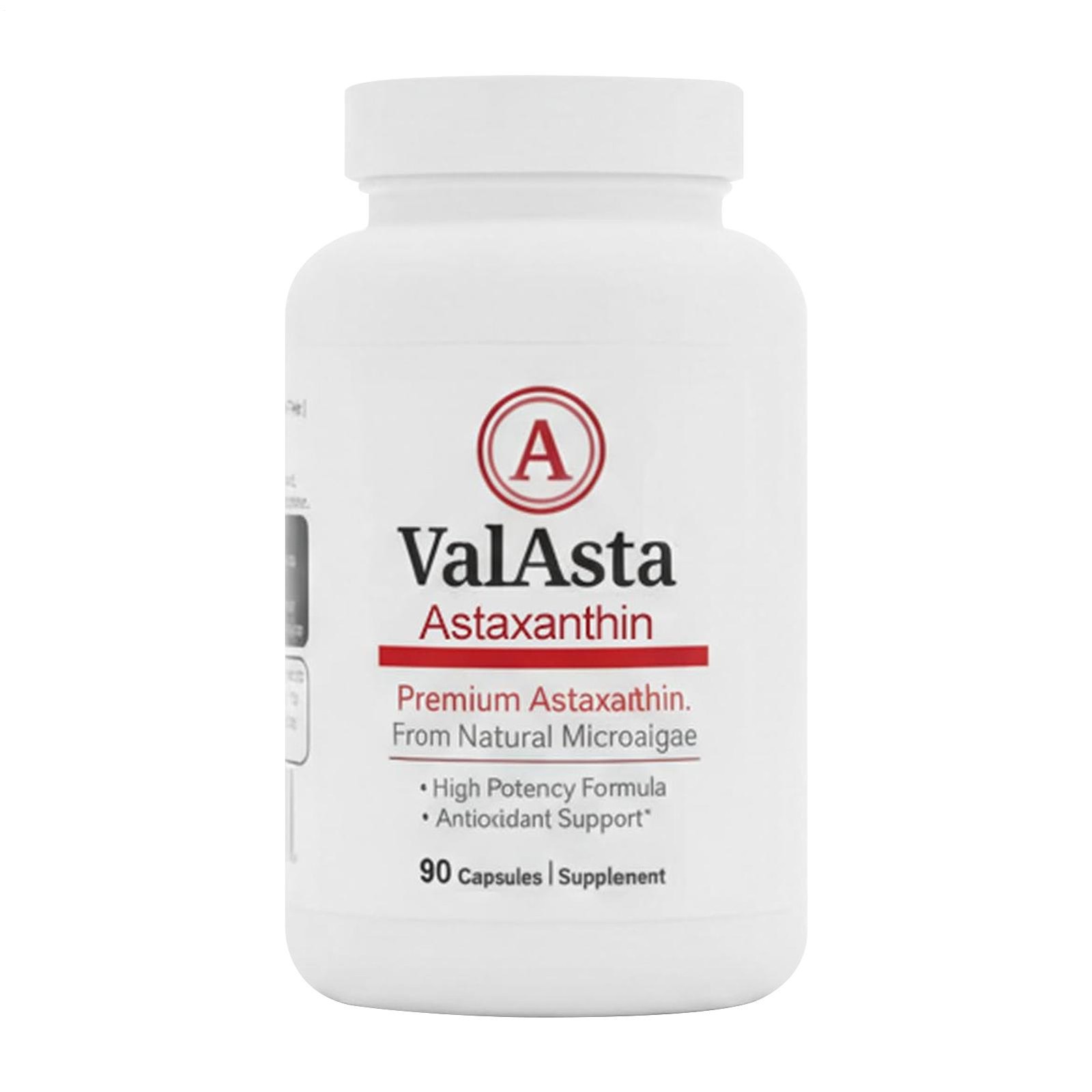 Gluten Free,90 Capsules, Non-GMO, LUMINE ValAsta Astaxanthin Capsules 35mg